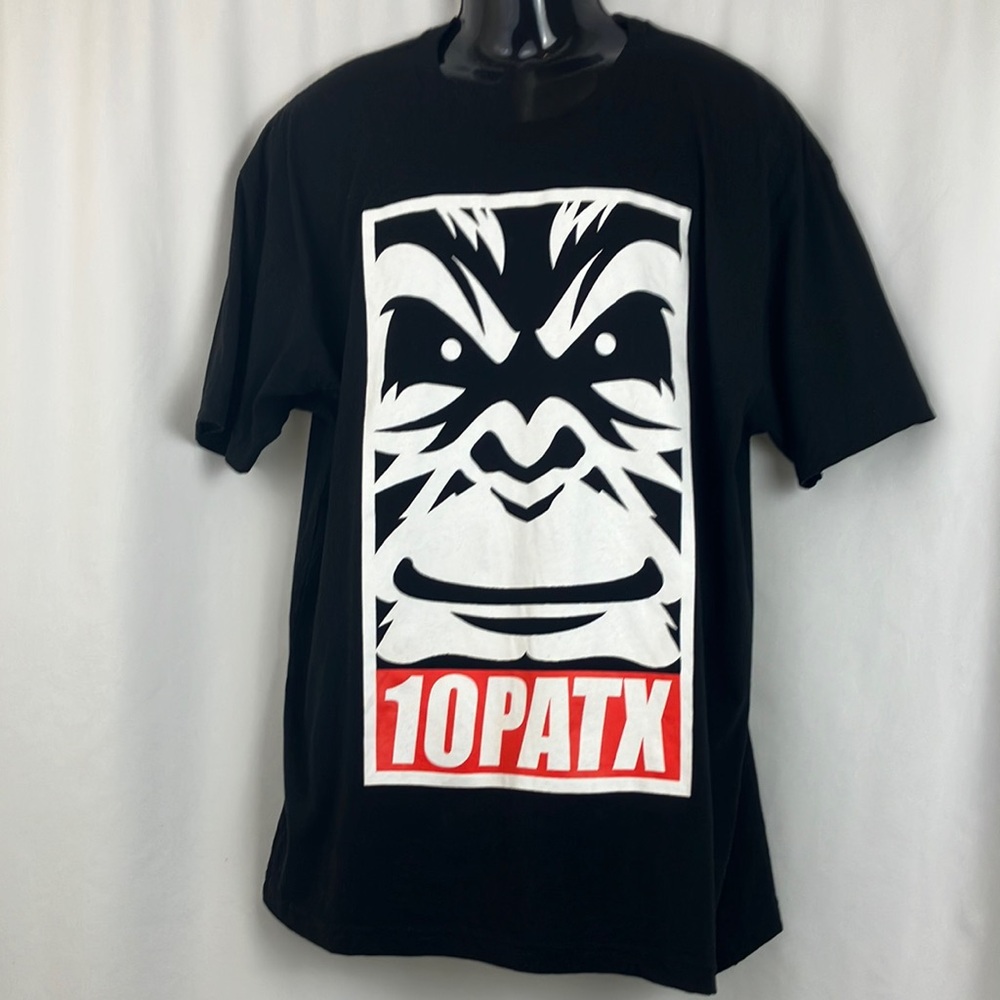 Black 10 PATX Graphic T-Shirt mens size xtra large